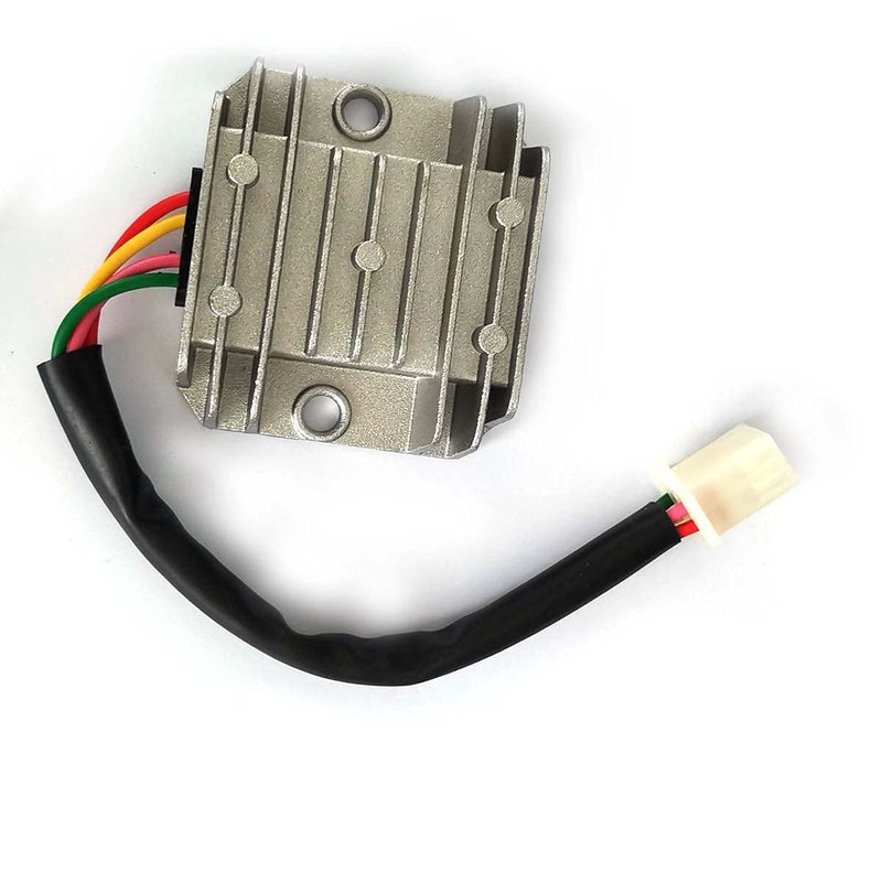 FainWan 4 Wires 4 Pins 12V Full Wave Rectifier Voltage Regulator Universal Compatible with Motorcycle Pit Dirt Bike Quad CG125 150 200 250CC Motorbikes ATVs Mopeds Buggy - Image 2